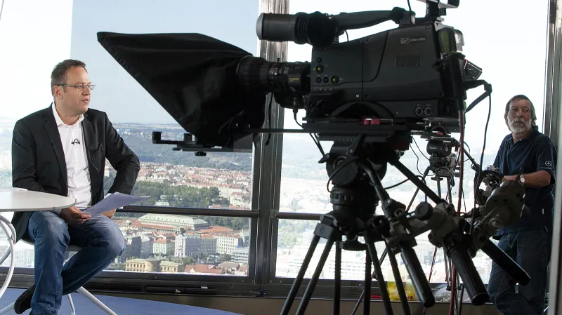 Otázky Václava Moravce v Žižkovské věži