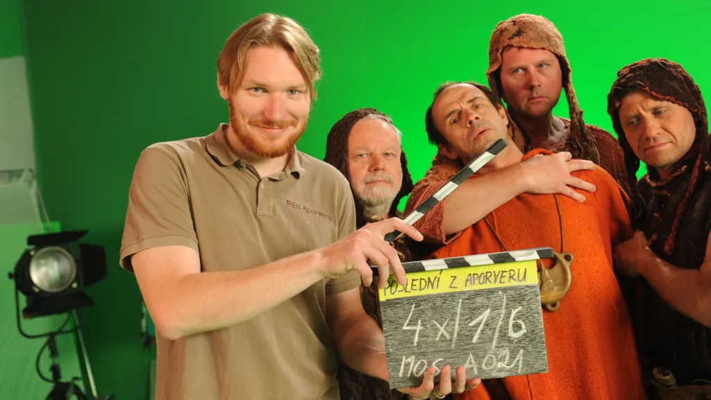 Režisér Tomáš Krejčí s herci