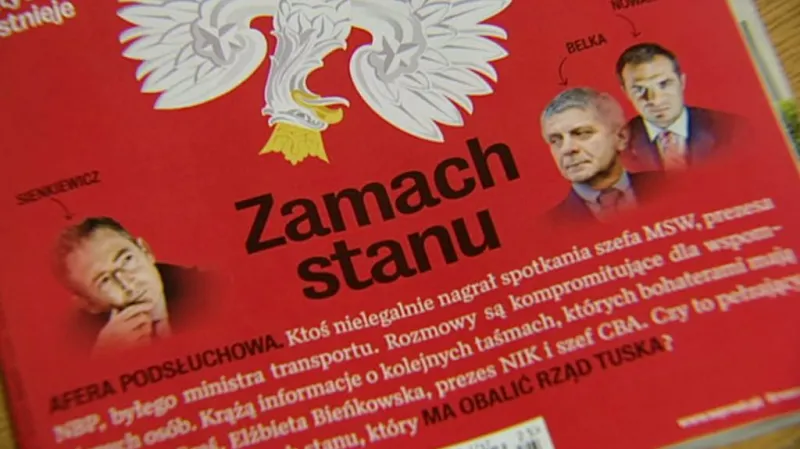 Skandál s odposlechy odstartoval časopis Wprost