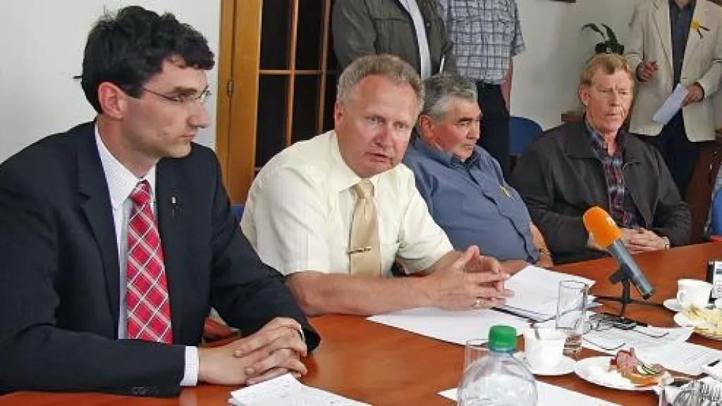 Jan Veleba se zástupci zemědělců kraje Vysočina