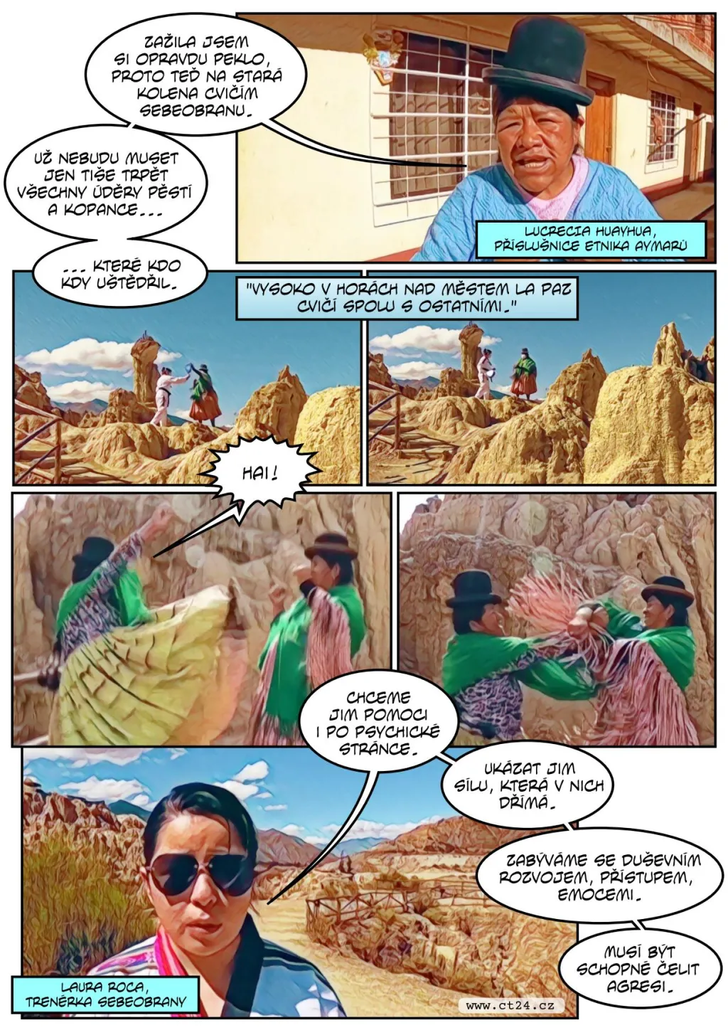 Bolivijské ženy bojují proti násilí