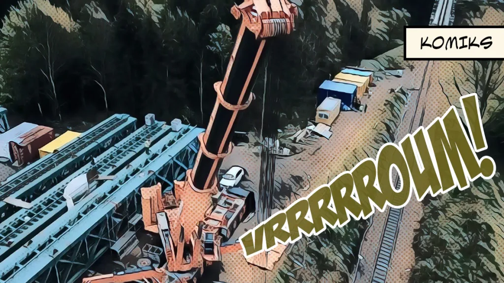 Technikům u kolejí komplikuje práci vítr