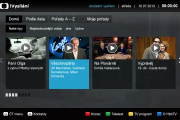 Archiv ČT ve vašem chytrém televizoru