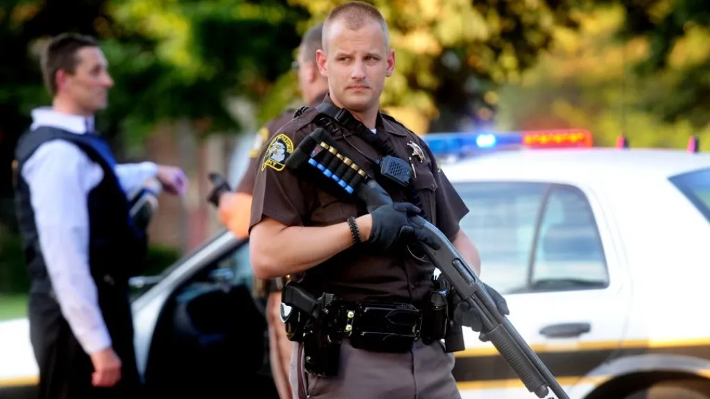 Policie na místě činu