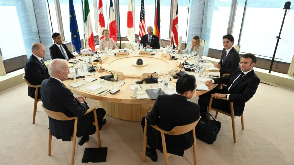 Lídři zemí G7 v japonské Hirošimě