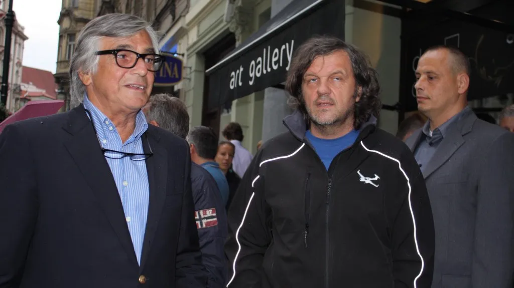 Jiří Bartoška a Emir Kusturica