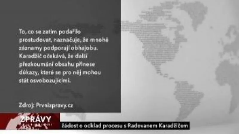 Karadžič se opět bude zodpovídat