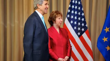 John Kerry a Catherine Ashtonová