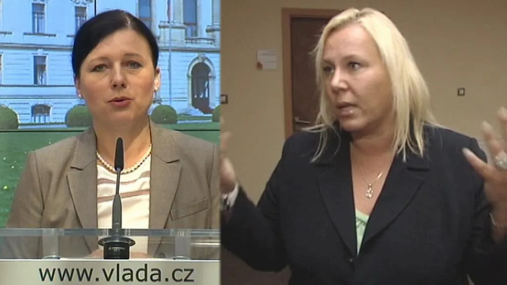Věra Jourová a její (možná) nástupkyně Klára Dostálová