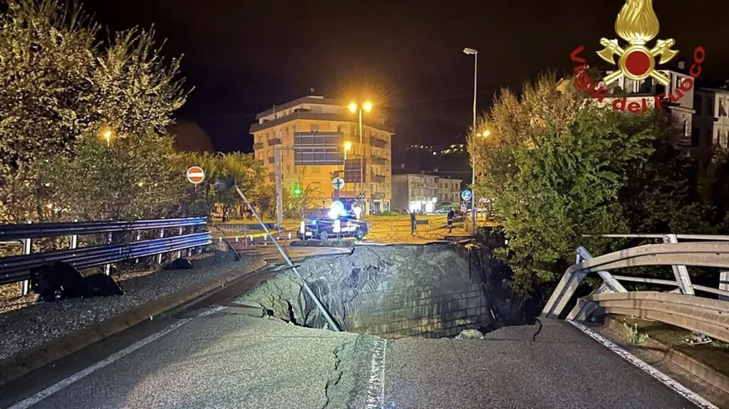 Extrémní počasí v severní Itálii