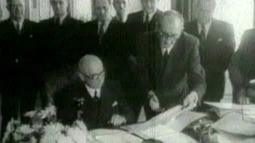 Podpis vzniku exilové vlády