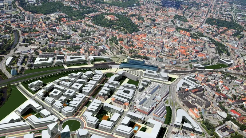 Představa koalice Nádraží v centru