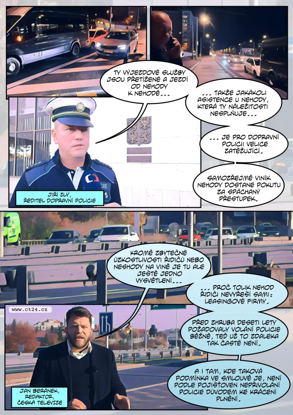 Kdy volat k nehodě policii? Řidiči často chybují