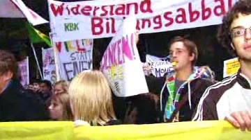Protest rakouských studentů