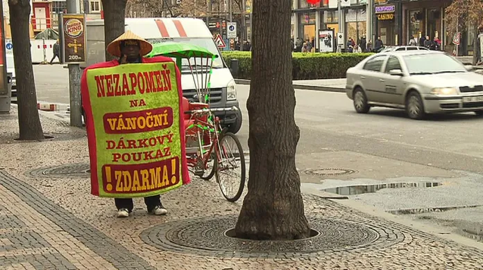 Reklamní kostým v Praze