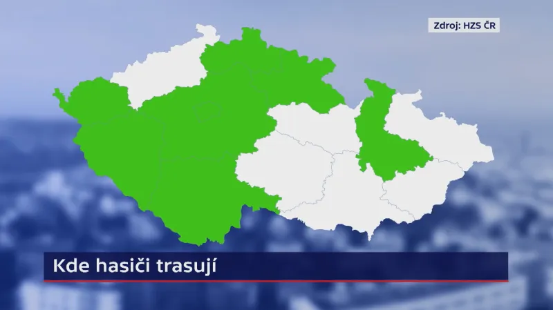 Kde pomáhají hasiči s trasováním