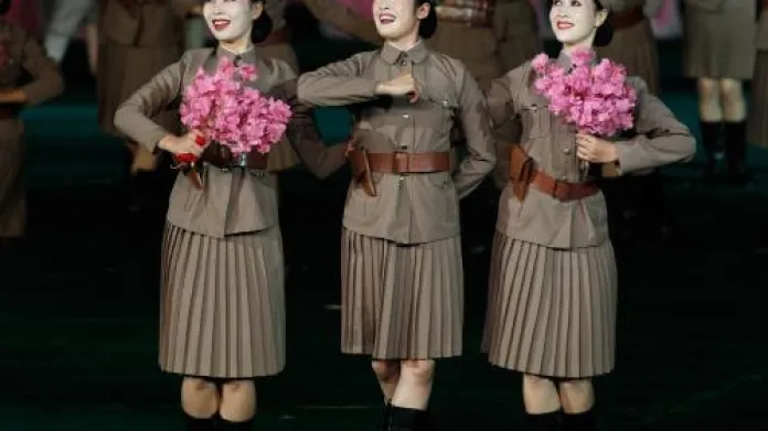 Severokorejské tanečnice