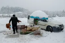 Balkán zasáhla sněhová bouře