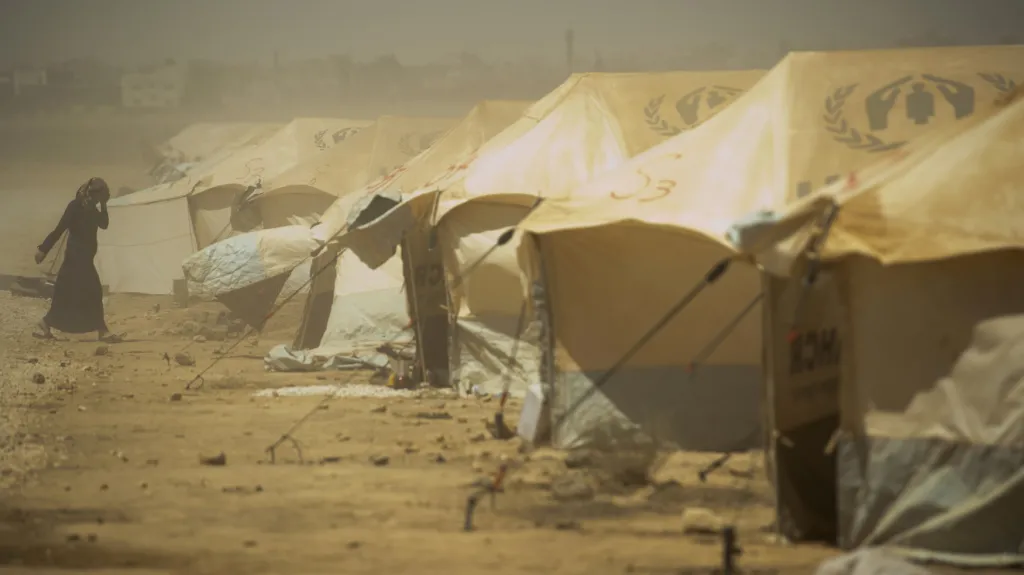 Jordánský uprchlický tábor Zátarí