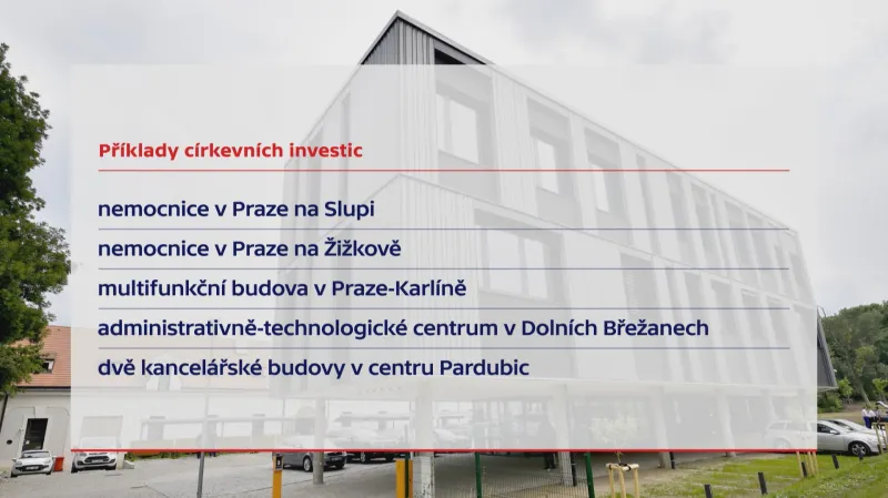 Příklady církevních investic