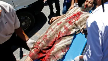 Palestinec zraněný během izraelského náletu