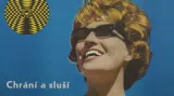 Reklamní plakát na sluneční brýle