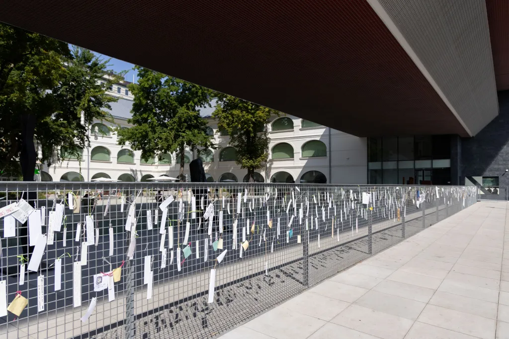 Vzkazy na plotě před Slovenskou národní galerií byly reakcí veřejnosti na události, které následovaly po propuštění v srpnu 2024. Měly různou povahu, některé byly adresovány přímo zaměstnancům instituce, jiné komentovaly jednání ministryně kultury a další vyjadřovaly podporu jiným kulturním institucím