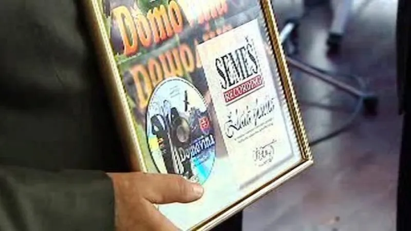 Zlatá deska Vladimír Čečota