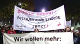 Protest rakouských studentů