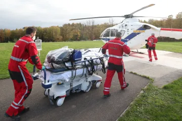 Mezi Belgií a Německem funguje letecký most pro pacienty s koronavirem