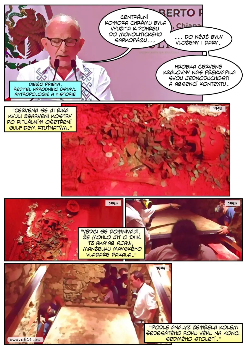 Historické město Palenque v Mexiku chystá novou atrakci. Zrekonstruovalo hrobku mayské Červené královny