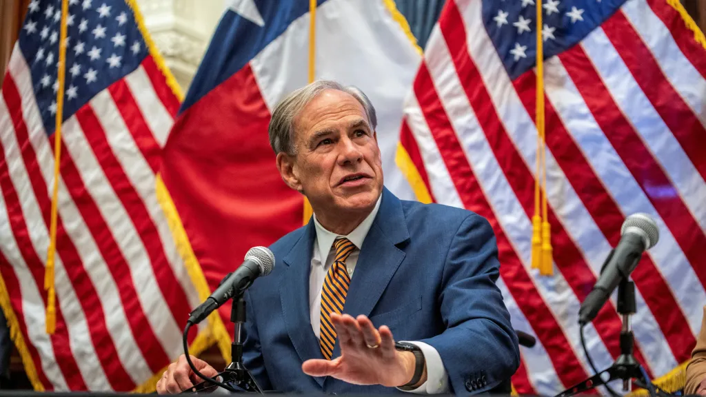 Texaský guvernér Greg Abbott