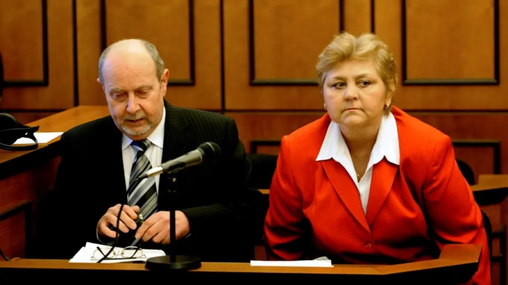 Marie Součková se svým obhájcem