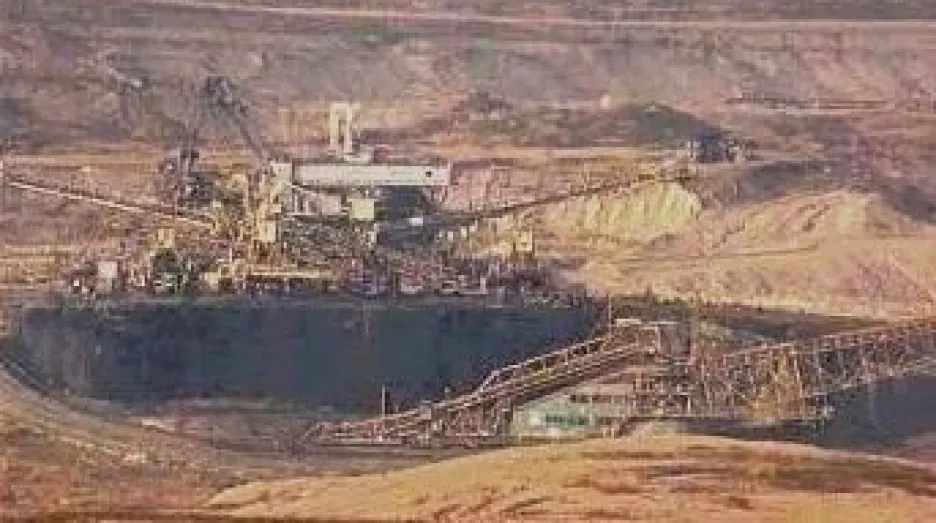 Těžba uhlí