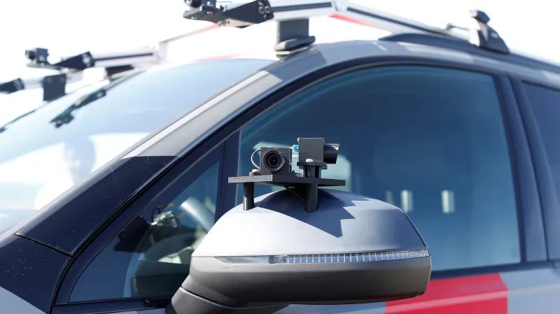 Samořiditelná Audi osázená senzory