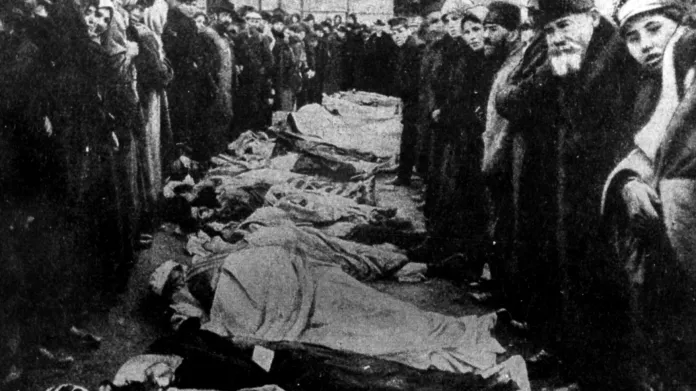 Pogrom v polském Bialystoku 1905