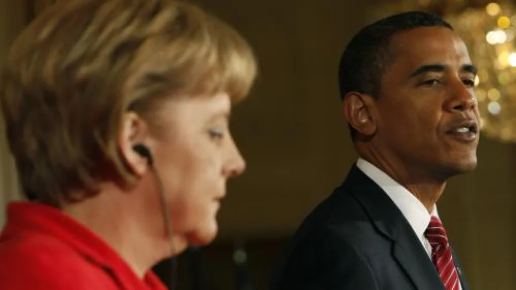 Angela Merkelová a Barack Obama