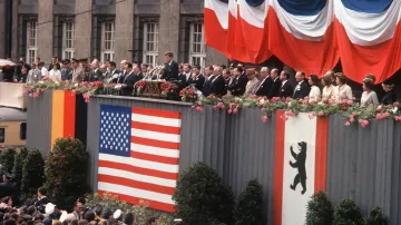 John Kennedy na návštěvě Berlína