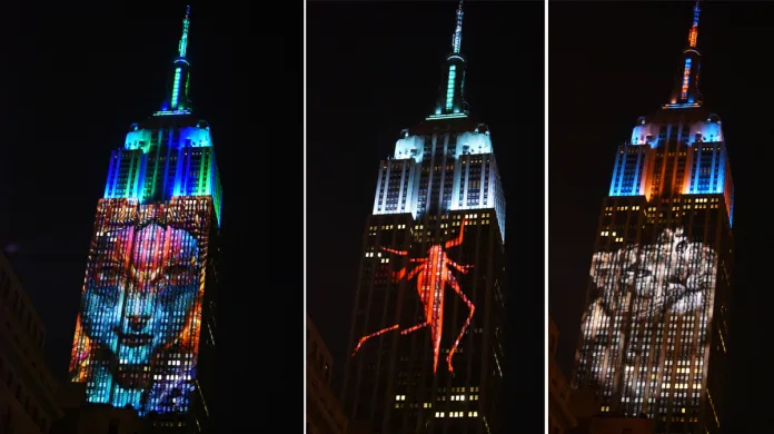 Projekce na Empire State Building