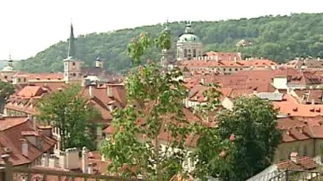Výhled z Pražského hradu
