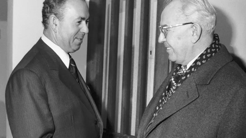 Jaromír Obzina a Gustáv Husák