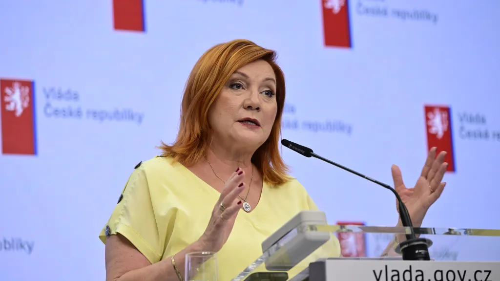 Ministryně financí Alena Schillerová