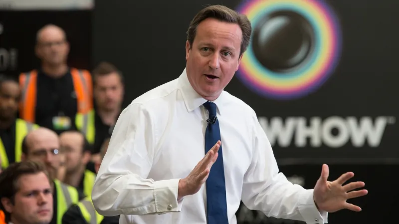 Britský premiér David Cameron
