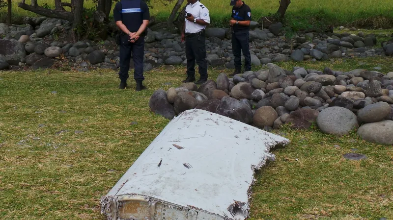 Trosky nalezené na Réunionu