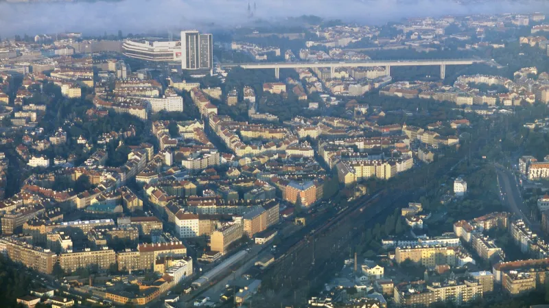 Nuselský most a široké okolí