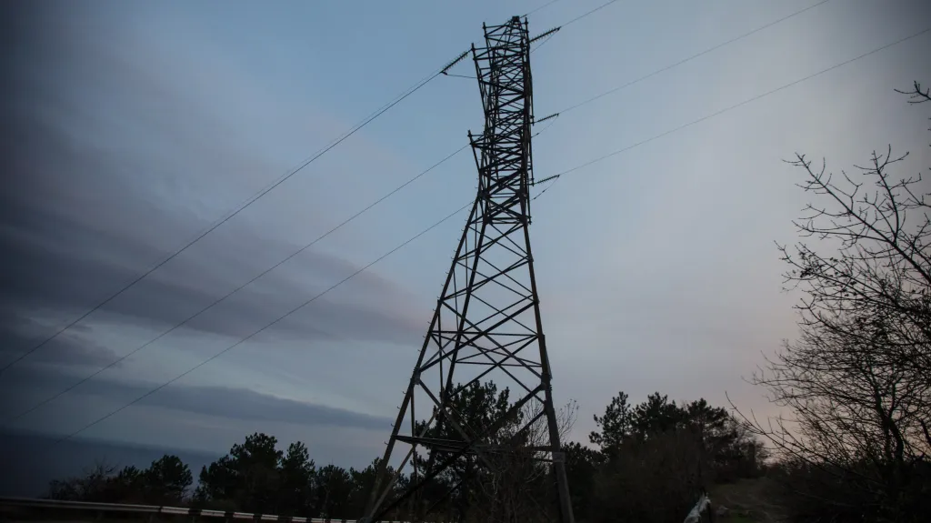 Elektrické vedení na Krymu