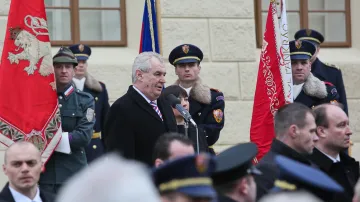Miloš Zeman po inauguraci