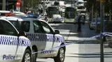 Místo incidentu v australském Melbourne