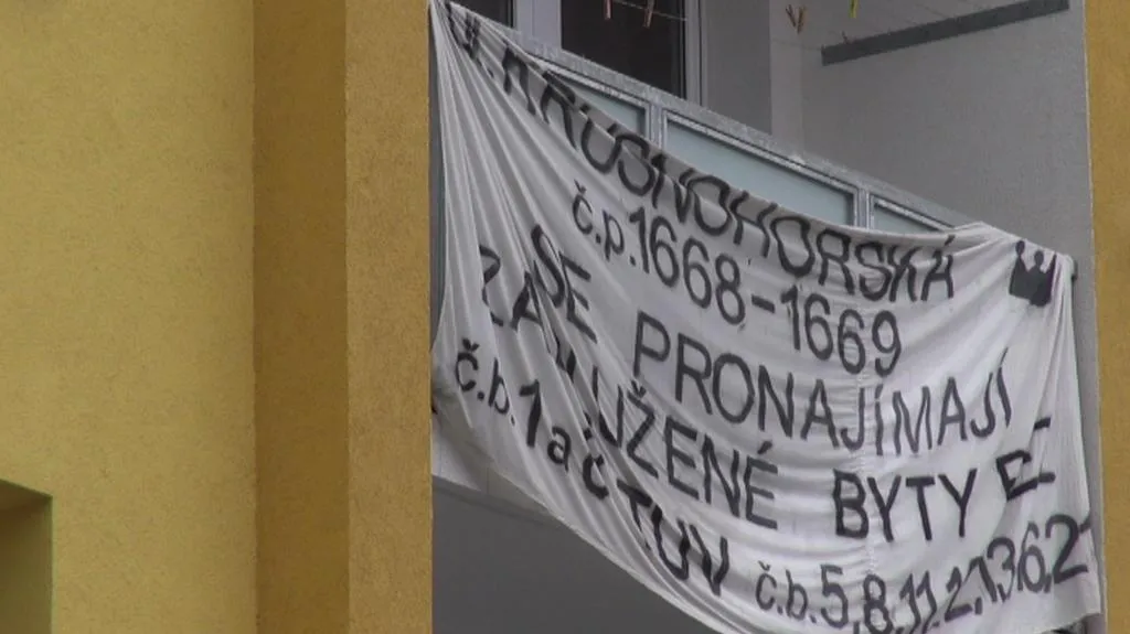 Zadlužené byty v severozápadních Čechách