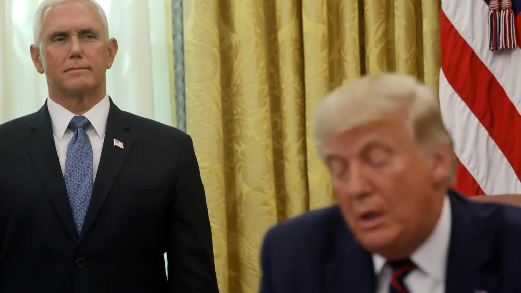 Viceprezident USA Mike Pence s Donaldem Trumpem